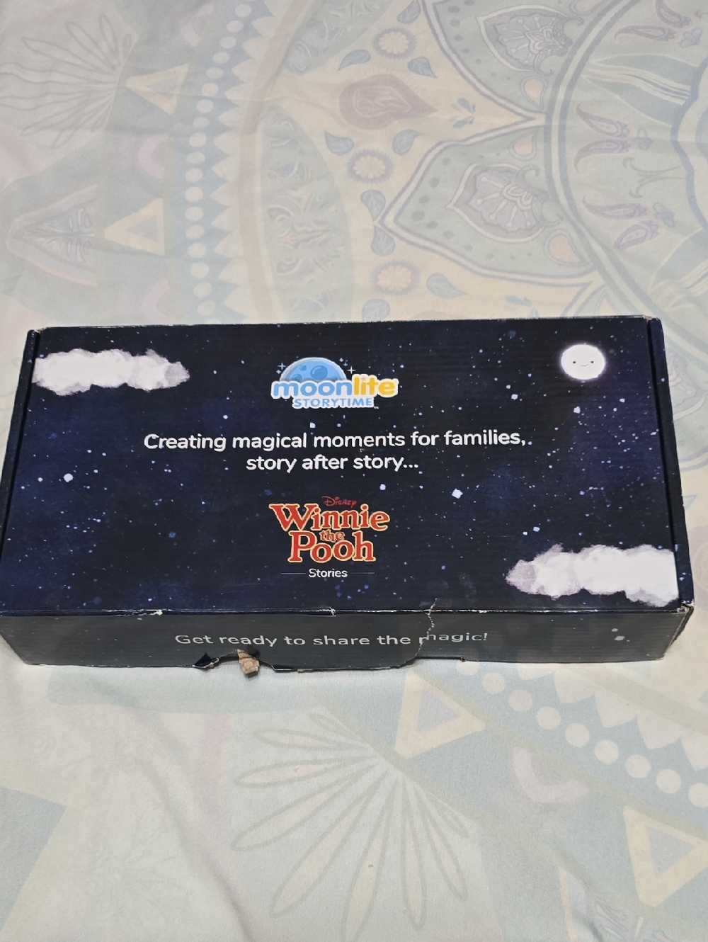 Moonlite Storytime Disney Winnie the Pooh Projector Story Box - Navy